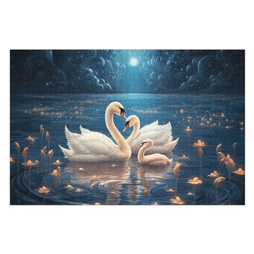 Biene -Puzzle, 1000 Teile,Holzpuzzle Für Erwachsene Kinder, Lustiges Spielzeug, Denkspiel, Spielzeug, Bildungsspiel, Herausforderung, Pädagogisch, （75×50cm） von AAPZY