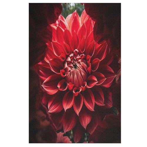 Blume – Puzzle 1000 Teile, Holzpuzzle, Herausforderndes Geschicklichkeitsspiel Für Die Ganze Familie, Kinder Erwachsenenpuzzle Ab 12 Jahren （78×53cm） von AAPZY