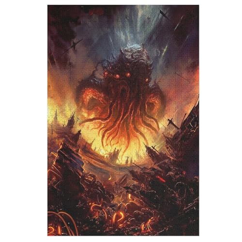 Bunte Wellen Puzzles 1000 Teile Erwachsener Kniffel Spaß Für Die Ganze Familie - 1000 Puzzleteilige Motive, Holzpuzzle Kinder Erwachsene, Impossible Puzzle Schwer （78×53cm） von AAPZY