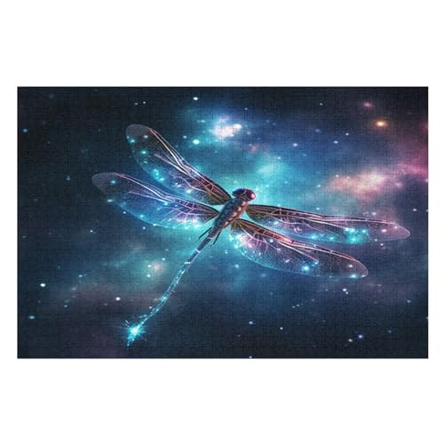 Drachefly Holzpuzzle 1000 Teile Klassische Puzzles Erwachsene Kinder Puzzle DIY Kit Holzspielzeug Einzigartiges Geschenk Moderne Wohnkultur （75×50cm） von AAPZY