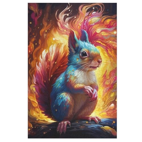 Eichhörnchen Holzpuzzle Erwachsene - 1000 Teiliges Jigsaw Knobelspiel - Puzzle Für Erwachsene & Kinder - Outdoor & Reisespielzeug - Geduldspiel 78×53cm Eichhörnchen Holzpuzzle Erwachsene - 1000 Teiliges Jigsaw Knobelspiel - Puzzle Für Erwachsene & Kinder - Outdoor & Reisespielzeug - Geduldspiel 78×53cm von AAPZY