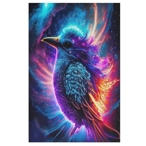 Elefanten -Puzzle, 1000 Teile,Holzpuzzle Für Erwachsene Kinder, Lustiges Spielzeug, Denkspiel, Spielzeug, Bildungsspiel, Herausforderung, Pädagogisch, （78×53cm） von AAPZY