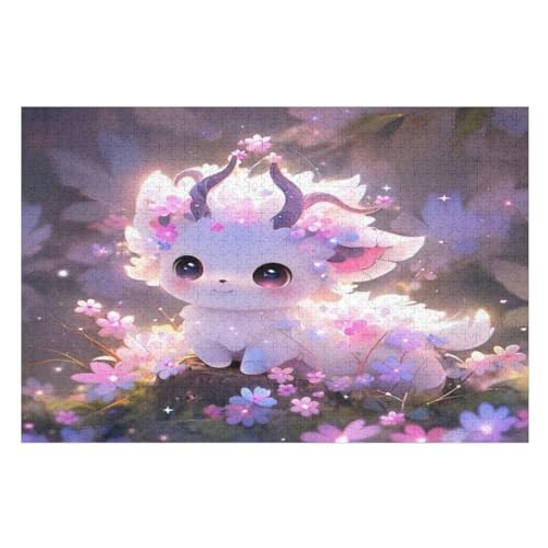 Flugsaurier 1000 Teile Premium-Puzzles Für Erwachsene Kinder- Holzpuzzles Spaß Und Lernspiele - Perfekte Puzzle-Geschenke （75×50cm） von AAPZY