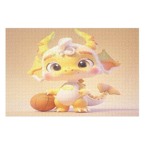 Flugsaurier Puzzles 1000 Teile Erwachsener Kniffel Spaß Für Die Ganze Familie - 1000 Puzzleteilige Motive, Holzpuzzle Kinder Erwachsene, Impossible Puzzle Schwer （75×50cm） von AAPZY