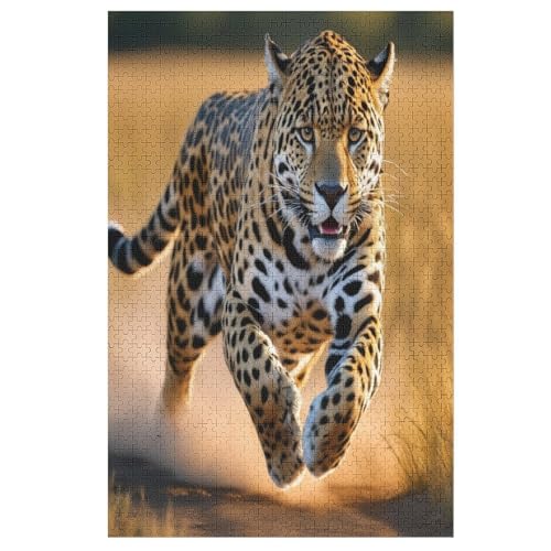 Gepard – Puzzle 1000 Teile, Holzpuzzle, Herausforderndes Geschicklichkeitsspiel Für Die Ganze Familie, Kinder Erwachsenenpuzzle Ab 12 Jahren （78×53cm） von AAPZY