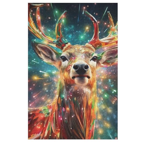 Hirsch Puzzles 1000 Teile Erwachsener Kniffel Spaß Für Die Ganze Familie - 1000 Puzzleteilige Motive, Holzpuzzle Kinder Erwachsene, Impossible Puzzle Schwer 78×53cm Hirsch Puzzles 1000 Teile Erwachsener Kniffel Spaß Für Die Ganze Familie - 1000 Puzzleteilige Motive, Holzpuzzle Kinder Erwachsene, Impossible Puzzle Schwer 78×53cm von AAPZY