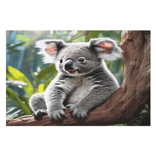 Koala 1000 Teile Puzzle, Holzpuzzle, Puzzles Für Erwachsene Kinder, 1000 Teile Puzzle Für Jugendliche & Erwachsene Lernspiel Herausforderungsspielzeug （75×50cm） von AAPZY