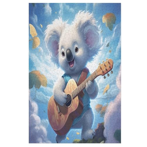 Koala Puzzles 1000 Teile Erwachsener Kniffel Spaß Für Die Ganze Familie - 1000 Puzzleteilige Motive, Holzpuzzle Kinder Erwachsene, Impossible Puzzle Schwer （78×53cm） von AAPZY