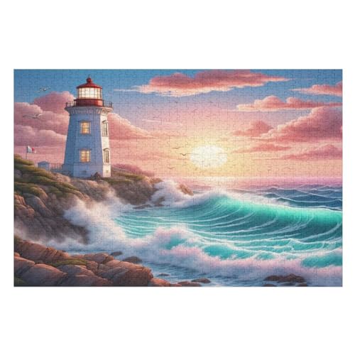 Ozean – Puzzle 1000 Teile, Holzpuzzle, Herausforderndes Geschicklichkeitsspiel Für Die Ganze Familie, Kinder Erwachsenenpuzzle Ab 12 Jahren （75×50cm） von AAPZY