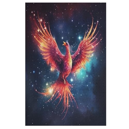 Phoenix 1000 Teile Premium-Puzzles Für Erwachsene Kinder- Holzpuzzles Spaß Und Lernspiele - Perfekte Puzzle-Geschenke （78×53cm） von AAPZY