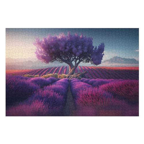 Puzzle 1000 Teile Erwachsene Fields_of_Eden Holzpuzzle Für Erwachsene Lernspiel Herausforderungsspielzeug 1000-teilige The Puzzles Für Erwachsene Kinder （75×50cm） von AAPZY