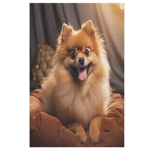 Puzzle 1000 Teile Erwachsene Hund Holzpuzzle Für Erwachsene Lernspiel Herausforderungsspielzeug 1000-teilige The Puzzles Für Erwachsene Kinder （78×53cm） von AAPZY