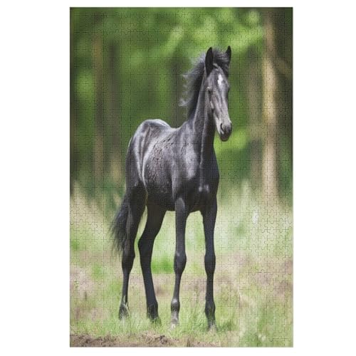 Puzzle 1000 Teile Erwachsene Pferd Holzpuzzle Für Erwachsene Lernspiel Herausforderungsspielzeug 1000-teilige The Puzzles Für Erwachsene Kinder （78×53cm） von AAPZY