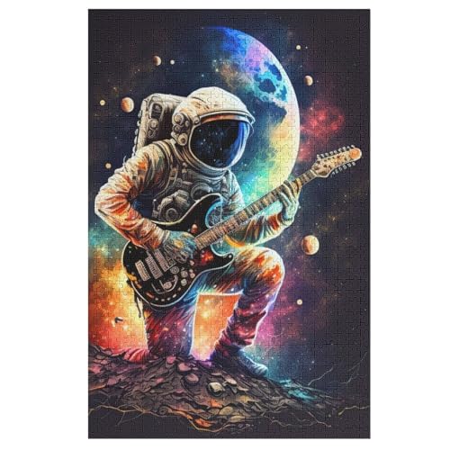 Puzzle 1000 Teile Erwachsene Spatzvogel Playing Guitar Holzpuzzle Für Erwachsene Lernspiel Herausforderungsspielzeug 1000-teilige The Puzzles Für Erwachsene Kinder （78×53cm） von AAPZY
