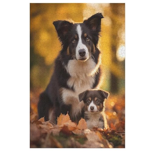 Puzzle Für Kinder, Hund -Puzzle Für Erwachsene, 1000-teiliges Holzpuzzle Für Jugendliche Und Erwachsene, Tolles （78×53cm） von AAPZY