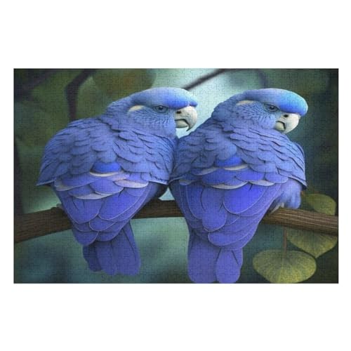 Puzzle Für Kinder, Papagei -Puzzle Für Erwachsene, 1000-teiliges Holzpuzzle Für Jugendliche Und Erwachsene, Tolles （75×50cm） von AAPZY