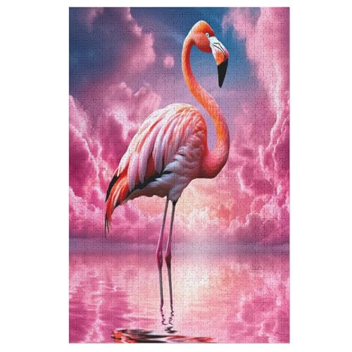 Puzzles Für Erwachsene, 1000 Teile, Goldfisch, Kreative Holzpuzzles, Praktisches Spiel, Familiendekoration （78×53cm） von AAPZY