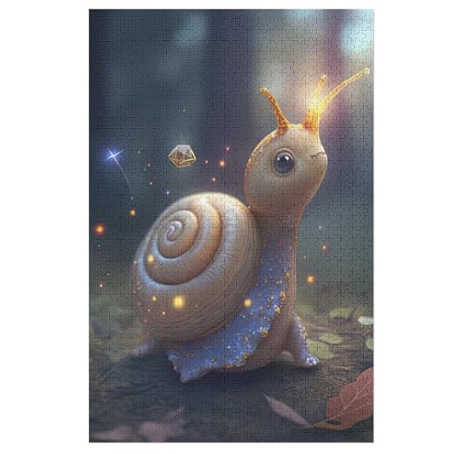 Puzzles Für Erwachsene, 1000 Teile, Ziege, Kreative Holzpuzzles, Praktisches Spiel, Familiendekoration （78×53cm） von AAPZY