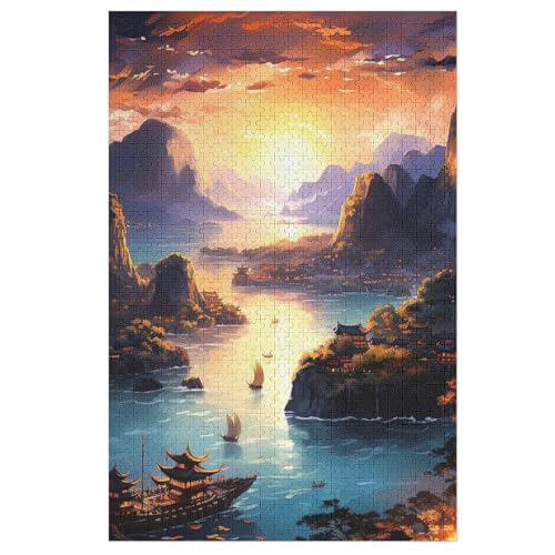 Puzzles Für Erwachsene, Puzzle Halong-Bucht, Vietnam, 1000 Teile, Puzzle Aus Holz Für Erwachsene Und Kinder Ab 12 Jahren, Lernspielzeug 78×53cm Puzzles Für Erwachsene, Puzzle Halong-Bucht, Vietnam, 1000 Teile, Puzzle Aus Holz Für Erwachsene Und Kinder Ab 12 Jahren, Lernspielzeug 78×53cm von AAPZY