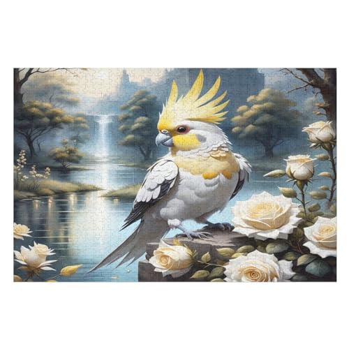 Puzzles Für Erwachsene 1000 Teiliges Papagei Puzzles Für Erwachsene Holzbrettpuzzles Denksportaufgaben Für Erwachsene （75×50cm） von AAPZY