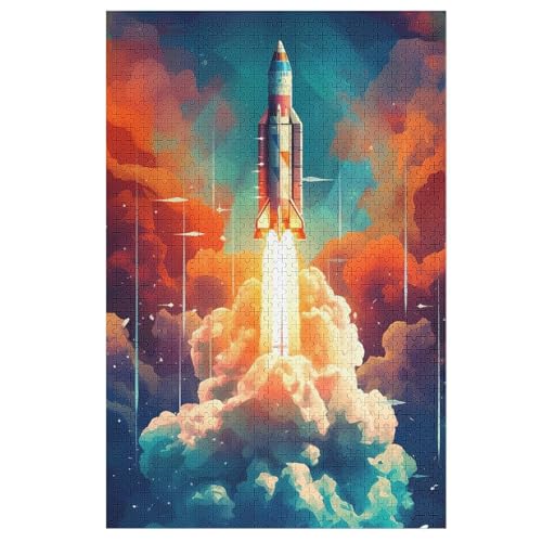 Schmetterling Holzpuzzle 1000 Stück Puzzles Für Erwachsene Teenager Stress Abbauen Familien-Puzzlespiel Poster 1000-teiliges Puzzle Kinder Lernspiel Spielzeug Geschenk （78×53cm） von AAPZY