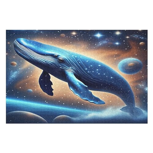 Wal Holzpuzzle 1000 Teile Klassische Puzzles Erwachsene Kinder Puzzle DIY Kit Holzspielzeug Einzigartiges Geschenk Moderne Wohnkultur （75×50cm） von AAPZY