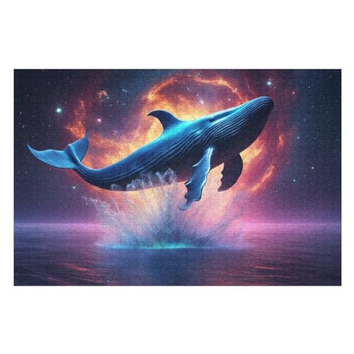 Wal Puzzle Für Erwachsene,1000-teiliges Puzzle,Puzzle Für Erwachsene Und Kinder,Holzpuzzle,Lernspielzeug, （75×50cm） von AAPZY