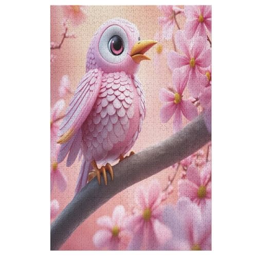 süßer Vogel Puzzle 1000 Teile,Puzzles Für Erwachsene, Impossible Puzzle, Geschicklichkeitsspiel Für Die Ganze Familie, Puzzle Kinder,Holzpuzzle-Geschenk,Raumdekoration, （78×53cm） von AAPZY