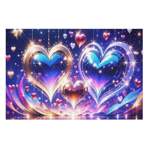 wie Holzpuzzle 1000 Teile, Knobelspiele Für Erwachsene, Teenager, Puzzles Unmögliche - Kinder Puzzle Zimmer Deko （75×50cm） von AAPZY