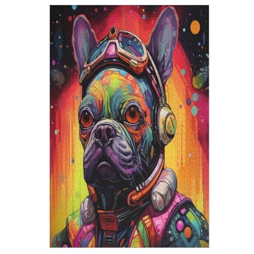 Cute Dog Puzzle 1000 Teile, Holzpuzzle Für Erwachsene Kinder, Impossible Puzzles, GesKükenlichkeitsspiel Für Die Ganze Familie 78×53cm Cute Dog Puzzle 1000 Teile, Holzpuzzle Für Erwachsene Kinder, Impossible Puzzles, GesKükenlichkeitsspiel Für Die Ganze Familie 78×53cm von AASWDDS