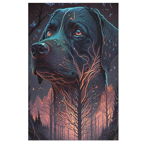Cute Hund Holzpuzzle 1000 Teile Klassische Puzzles Erwachsene Kinder Puzzle DIY Kit Holzspielzeug Einzigartiges Geschenk 78×53cm Cute Hund Holzpuzzle 1000 Teile Klassische Puzzles Erwachsene Kinder Puzzle DIY Kit Holzspielzeug Einzigartiges Geschenk 78×53cm von AASWDDS