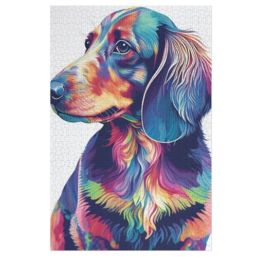 Dackel Dog Puzzle 1000 Teile, Holzpuzzle Herausforderndes Geschicklichkeitsspiel Für Die Ganze Familie, Kinder Erwachsenenpuzzle Ab 12 Jahren 78×53cm Dackel Dog Puzzle 1000 Teile, Holzpuzzle Herausforderndes Geschicklichkeitsspiel Für Die Ganze Familie, Kinder Erwachsenenpuzzle Ab 12 Jahren 78×53cm von AASWDDS