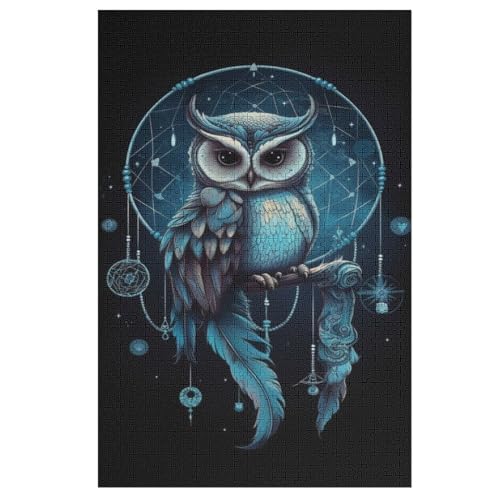 Eule Holzpuzzle 1000 Teile Klassische Puzzles Erwachsene Kinder Puzzle DIY Kit Holzspielzeug Einzigartiges Geschenk 78×53cm Eule Holzpuzzle 1000 Teile Klassische Puzzles Erwachsene Kinder Puzzle DIY Kit Holzspielzeug Einzigartiges Geschenk 78×53cm von AASWDDS