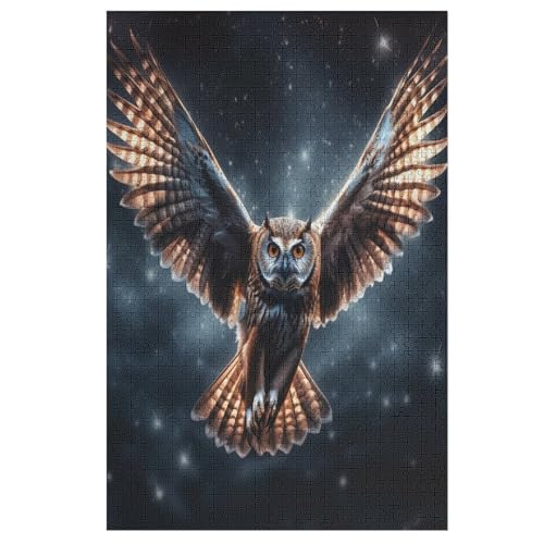 Eule Holzpuzzle 1000 Teile Klassische Puzzles Erwachsene Kinder Puzzle DIY Kit Holzspielzeug Einzigartiges Geschenk 78×53cm Eule Holzpuzzle 1000 Teile Klassische Puzzles Erwachsene Kinder Puzzle DIY Kit Holzspielzeug Einzigartiges Geschenk 78×53cm von AASWDDS