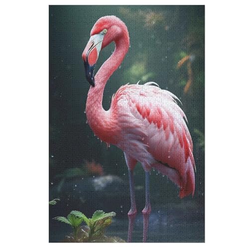 Flamingo Puzzle Für Erwachsene,1000-teiliges Puzzles, Für Kinder,Holzpuzzle,Lernspielzeug, 78×53cm Flamingo Puzzle Für Erwachsene,1000-teiliges Puzzles, Für Kinder,Holzpuzzle,Lernspielzeug, 78×53cm von AASWDDS