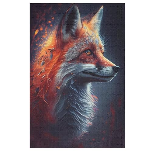 Fuchs Puzzle 1000 Teile, Holzpuzzle Herausforderndes Geschicklichkeitsspiel Für Die Ganze Familie, Kinder Erwachsenenpuzzle Ab 12 Jahren 78×53cm Fuchs Puzzle 1000 Teile, Holzpuzzle Herausforderndes Geschicklichkeitsspiel Für Die Ganze Familie, Kinder Erwachsenenpuzzle Ab 12 Jahren 78×53cm von AASWDDS
