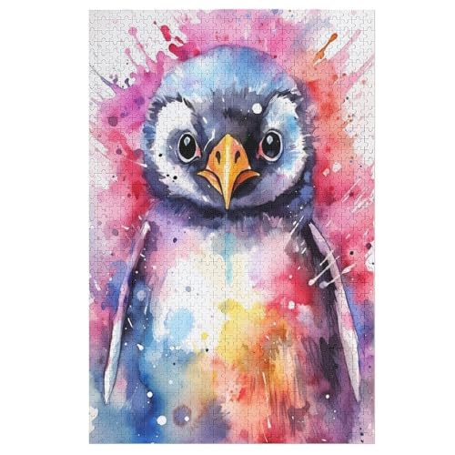 Holzpuzzle 1000 Teile, Pinguin Puzzles Erwachsene Und Kinder, Am Besten Für Die Familienspielsammlung 78×53cm Holzpuzzle 1000 Teile, Pinguin Puzzles Erwachsene Und Kinder, Am Besten Für Die Familienspielsammlung 78×53cm von AASWDDS