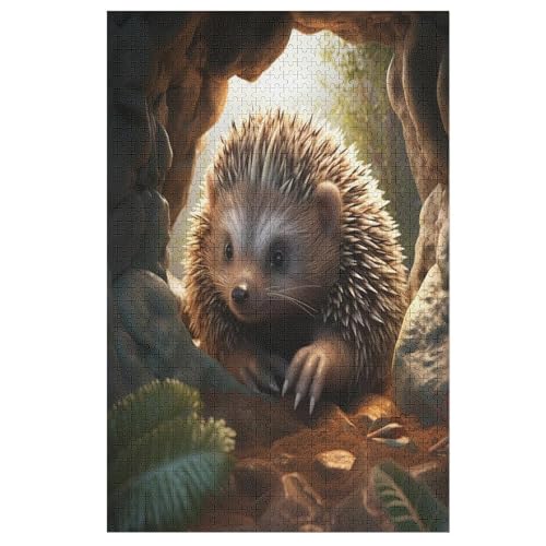Holzpuzzle Igel Puzzle 1000 Teile Erwachsene Klassische Pädagogisches Spielzeug Kinder Lernspiel Herausforderndes Puzzles 78×53cm Holzpuzzle Igel Puzzle 1000 Teile Erwachsene Klassische Pädagogisches Spielzeug Kinder Lernspiel Herausforderndes Puzzles 78×53cm von AASWDDS