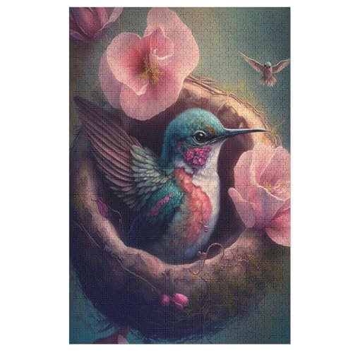HummingVogel-Puzzlespiel Aus Holz, 1000 Puzzleteile, Puzzle Für Teenager Und Erwachsene, Kreatives Spielzeug, Puzzles, 78×53cm HummingVogel-Puzzlespiel Aus Holz, 1000 Puzzleteile, Puzzle Für Teenager Und Erwachsene, Kreatives Spielzeug, Puzzles, 78×53cm von AASWDDS