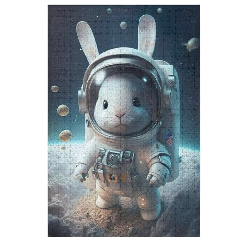 Kaninchen -Puzzle, 1000 Teile,Holzpuzzle Für Erwachsene Kinder, Lustiges Spielzeug, Denkspiel, Bildungsspiel, 78×53cm Kaninchen -Puzzle, 1000 Teile,Holzpuzzle Für Erwachsene Kinder, Lustiges Spielzeug, Denkspiel, Bildungsspiel, 78×53cm von AASWDDS