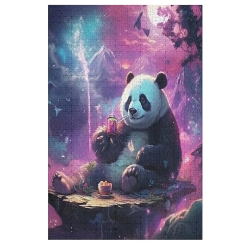 Panda Holzpuzzle 1000 Teile Klassische Puzzles Erwachsene Kinder Puzzle DIY Kit Holzspielzeug Einzigartiges Geschenk 78×53cm Panda Holzpuzzle 1000 Teile Klassische Puzzles Erwachsene Kinder Puzzle DIY Kit Holzspielzeug Einzigartiges Geschenk 78×53cm von AASWDDS