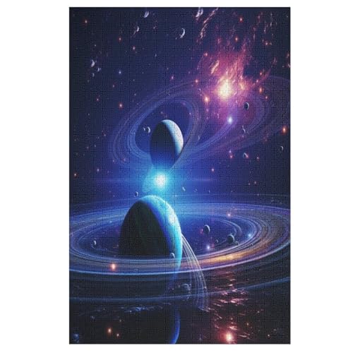 Planet Puzzle 1000 Teile, Holzpuzzle Herausforderndes Geschicklichkeitsspiel Für Die Ganze Familie, Kinder Erwachsenenpuzzle Ab 12 Jahren 78×53cm Planet Puzzle 1000 Teile, Holzpuzzle Herausforderndes Geschicklichkeitsspiel Für Die Ganze Familie, Kinder Erwachsenenpuzzle Ab 12 Jahren 78×53cm von AASWDDS