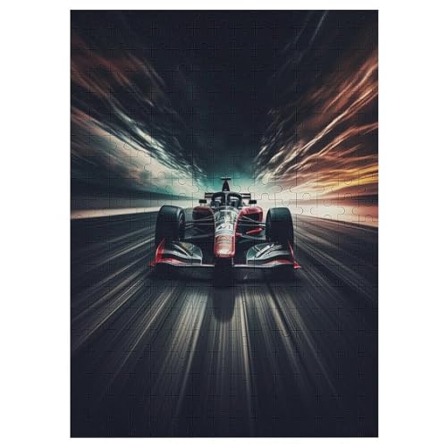 Puzzle 1000 Teile F1-Rennen Holzpuzzle Für Erwachsene Lernspiel Herausforderungsspielzeug The Puzzles Für Erwachsene Kinder 42×30cm von AASWDDS