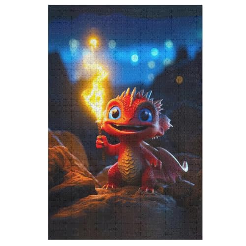 Puzzles Dinosaurier, 1000 Teile, Puzzle Aus Holz Für Erwachsene Und Kinder Ab 12 Jahren, Lernspielzeug 78×53cm Puzzles Dinosaurier, 1000 Teile, Puzzle Aus Holz Für Erwachsene Und Kinder Ab 12 Jahren, Lernspielzeug 78×53cm von AASWDDS