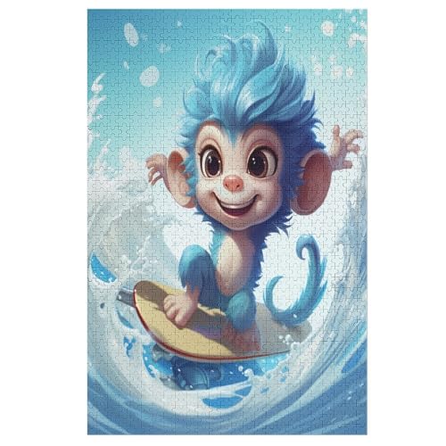 Puzzles Für Erwachsene AFFE,1000-teilige Puzzle Für Kinder Ab 12 Jahren, Holzpuzzles Für Die Heimdekoration, 78×53cm Puzzles Für Erwachsene AFFE,1000-teilige Puzzle Für Kinder Ab 12 Jahren, Holzpuzzles Für Die Heimdekoration, 78×53cm von AASWDDS