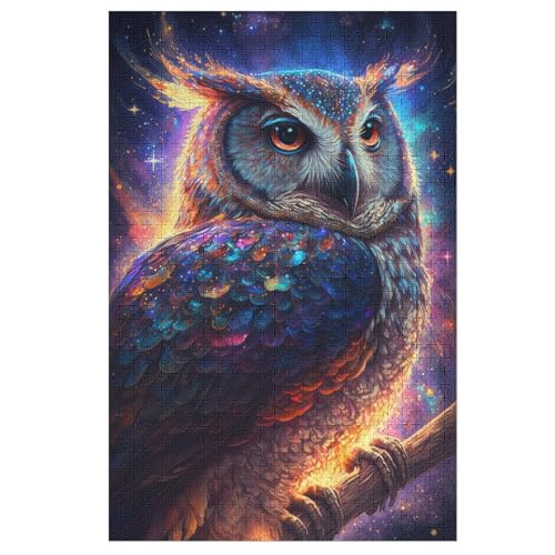 Puzzles Für Erwachsene Nebeleule,1000-teilige Puzzle Für Kinder Ab 12 Jahren, Holzpuzzles Für Die Heimdekoration, 78×53cm Puzzles Für Erwachsene Nebeleule,1000-teilige Puzzle Für Kinder Ab 12 Jahren, Holzpuzzles Für Die Heimdekoration, 78×53cm von AASWDDS