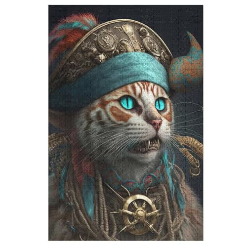 Puzzles Katze, 1000 Teile, Puzzle Aus Holz Für Erwachsene Und Kinder Ab 12 Jahren, Lernspielzeug 78×53cm Puzzles Katze, 1000 Teile, Puzzle Aus Holz Für Erwachsene Und Kinder Ab 12 Jahren, Lernspielzeug 78×53cm von AASWDDS