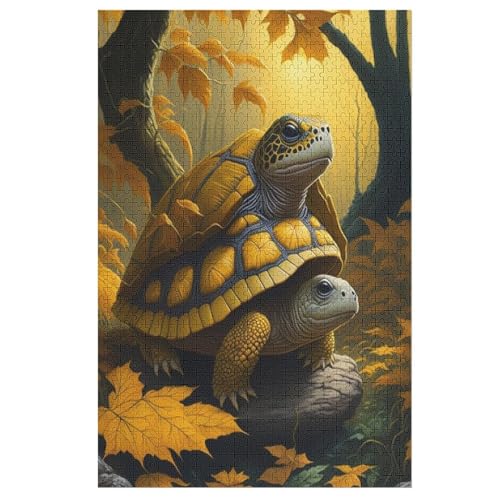 Puzzles Schildkröte, 1000 Teile, Puzzle Aus Holz Für Erwachsene Und Kinder Ab 12 Jahren, Lernspielzeug 78×53cm Puzzles Schildkröte, 1000 Teile, Puzzle Aus Holz Für Erwachsene Und Kinder Ab 12 Jahren, Lernspielzeug 78×53cm von AASWDDS