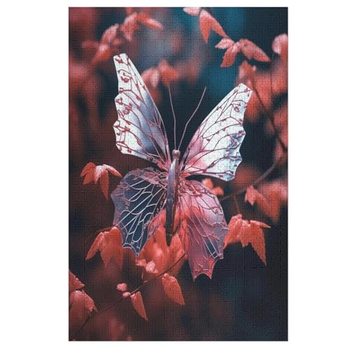 Schmetterling Puzzle 1000 Teile, Holzpuzzle Herausforderndes Geschicklichkeitsspiel Für Die Ganze Familie, Kinder Erwachsenenpuzzle Ab 12 Jahren 78×53cm Schmetterling Puzzle 1000 Teile, Holzpuzzle Herausforderndes Geschicklichkeitsspiel Für Die Ganze Familie, Kinder Erwachsenenpuzzle Ab 12 Jahren 78×53cm von AASWDDS