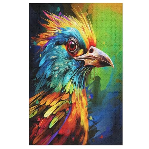 Specht -Puzzle, 1000 Teile,Holzpuzzle Für Erwachsene Kinder, Lustiges Spielzeug, Denkspiel, Bildungsspiel, 78×53cm Specht -Puzzle, 1000 Teile,Holzpuzzle Für Erwachsene Kinder, Lustiges Spielzeug, Denkspiel, Bildungsspiel, 78×53cm von AASWDDS
